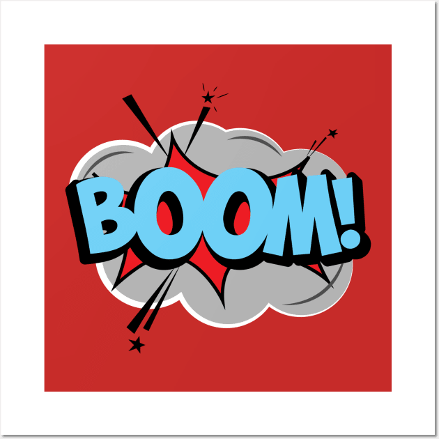 Comic Outburst - Boom Wall Art by Brobocop